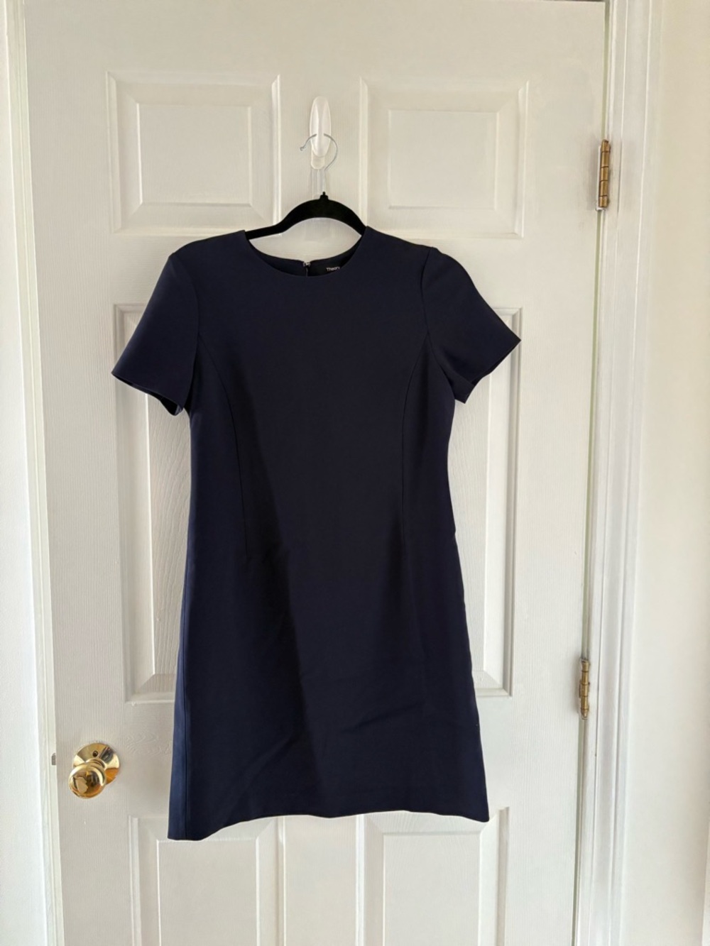 Theory Navy Sheath Dress Size 4